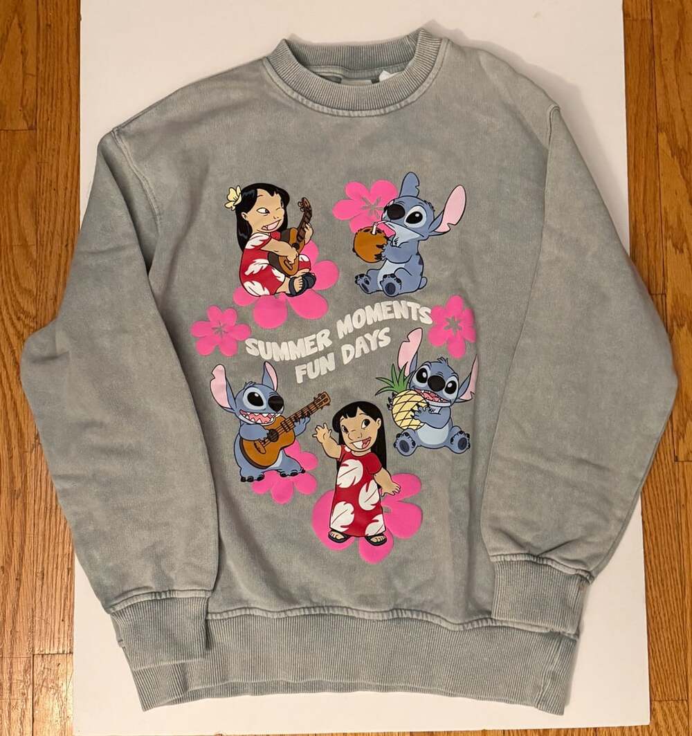 Disney Classics Lilo & Stitch Summer Moments Fun Days Graphic Sweatshirt